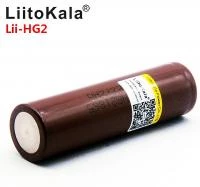 LiitoKala Lii-HG2 18650 3000mAh 30A 3.6V High discharge Li-Ion akumulators, 1gab.